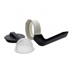 Jarra 1,6l Fresh Em Vidro Com Filtro, Tampa E Alça Cor Cinza